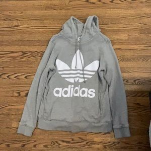 Grey Adidas hoodie